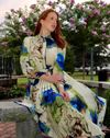 EL-019 ESHET CHAYIL SATIN SHIRT DRESS