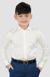 TOSBSB TO COLLECTION BOYS STRETCH SLIM BUTTON SHIRT