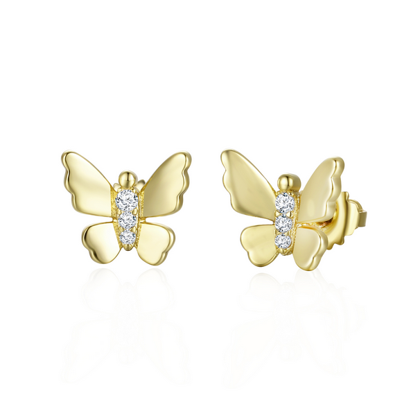 3EPS4540 DLUX GP SRS BUTTERFLY SB EARRING