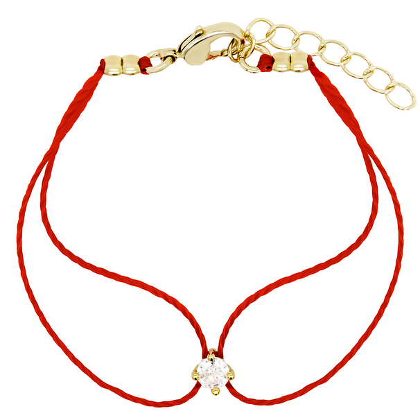 B4876 DLUX GP BRASS RED DOUBLE CORD