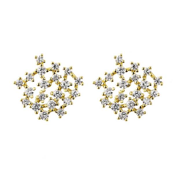 9EP646 DLUX GP SS CLUSTER EARRINGS