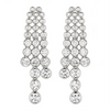 9EP725 DLUX SS BEZEL 3 ROW POST EARRING