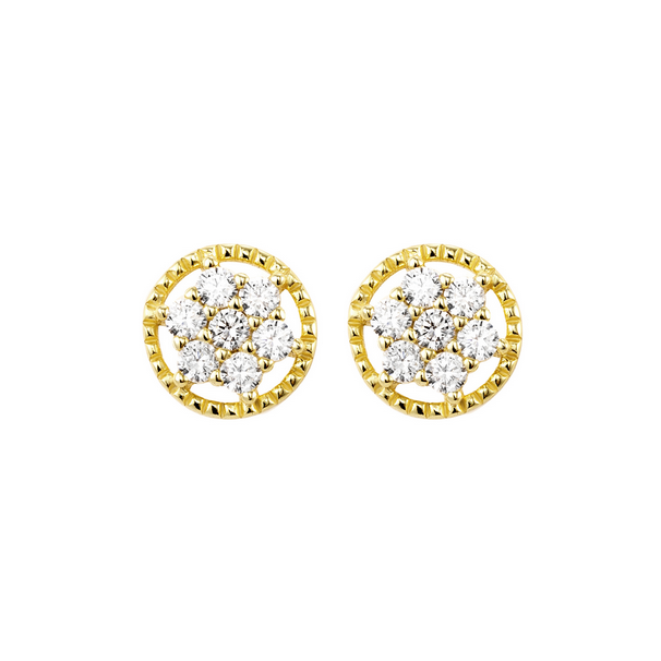 9EP626 DLUX SP SS FLOWER ROPE BORDER STUD