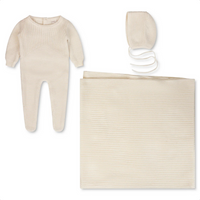DAISY KNIT LAYETTE 3PC SET