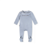 04 DAISY SCRIBBLE FOOTIE + BEANIE