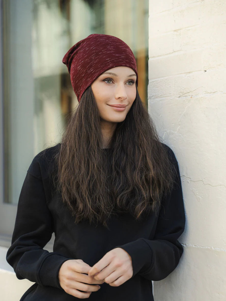 TAL NY HEATHER JERSEY BEANIE