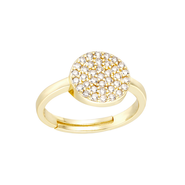 R4879 DLUX GP SRS PAVE BEZEL SETTING RING