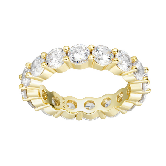 8R633 DLUX GP SSROUND ETERNITY RING