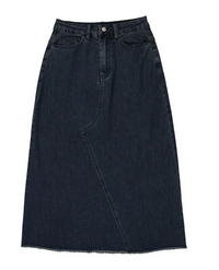 E016 EMM A-LINE DENIM MAXI SKIRT