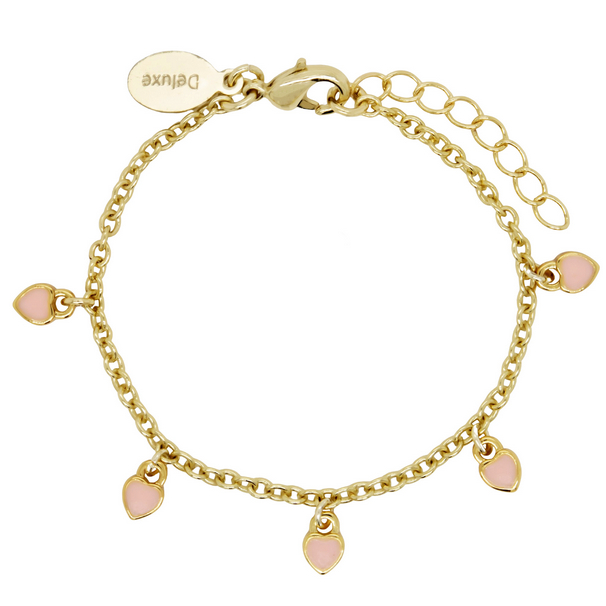 B15834 DELUXE ENAMEL OPEN HEART CHARMS