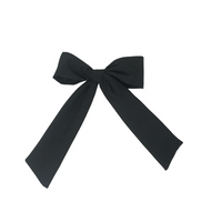 BANDEAU TAFFETA WINTER CLASSIC LARGE BOW CLIP