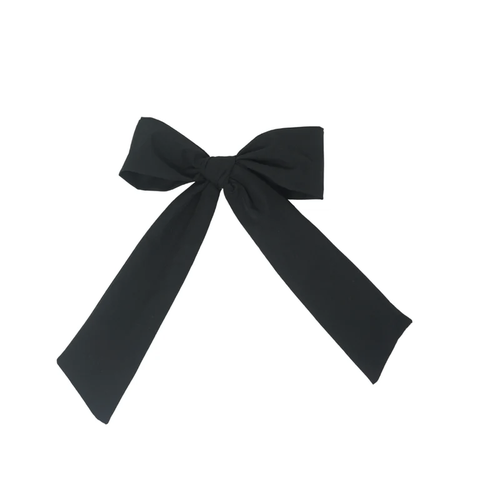 BANDEAU TAFFETA WINTER CLASSIC LARGE BOW CLIP