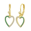 3EW4863 DLUX GP CZ HEART DESIGN