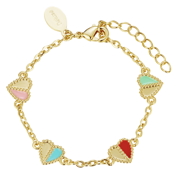 B4855 DLUX GP SRS HEART BRACELET