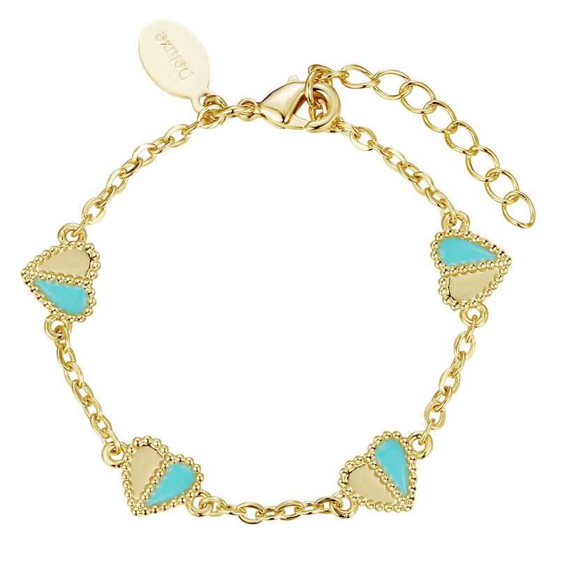 B4855 DLUX GP SRS HEART BRACELET