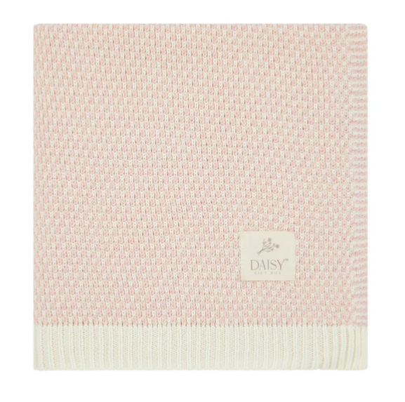 DAISY PETAL KNIT BLANKET
