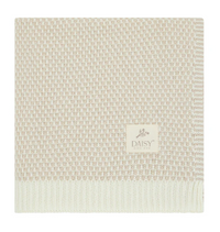 DAISY PETAL KNIT BLANKET