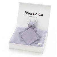 BLUE LA LA BLANKET + LOVEY ORGANIC COTTON GIFT SET