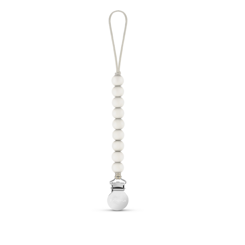 BLUE LA LA LULABABE PACIFIER CLIP