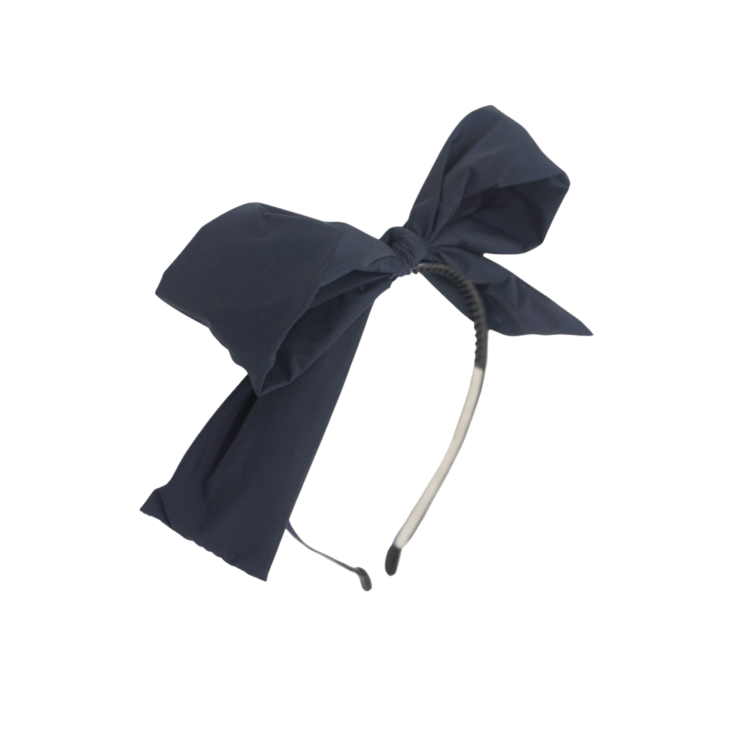 BANDEAU TAFFETA WINTER DRESS BOW HEADBAND