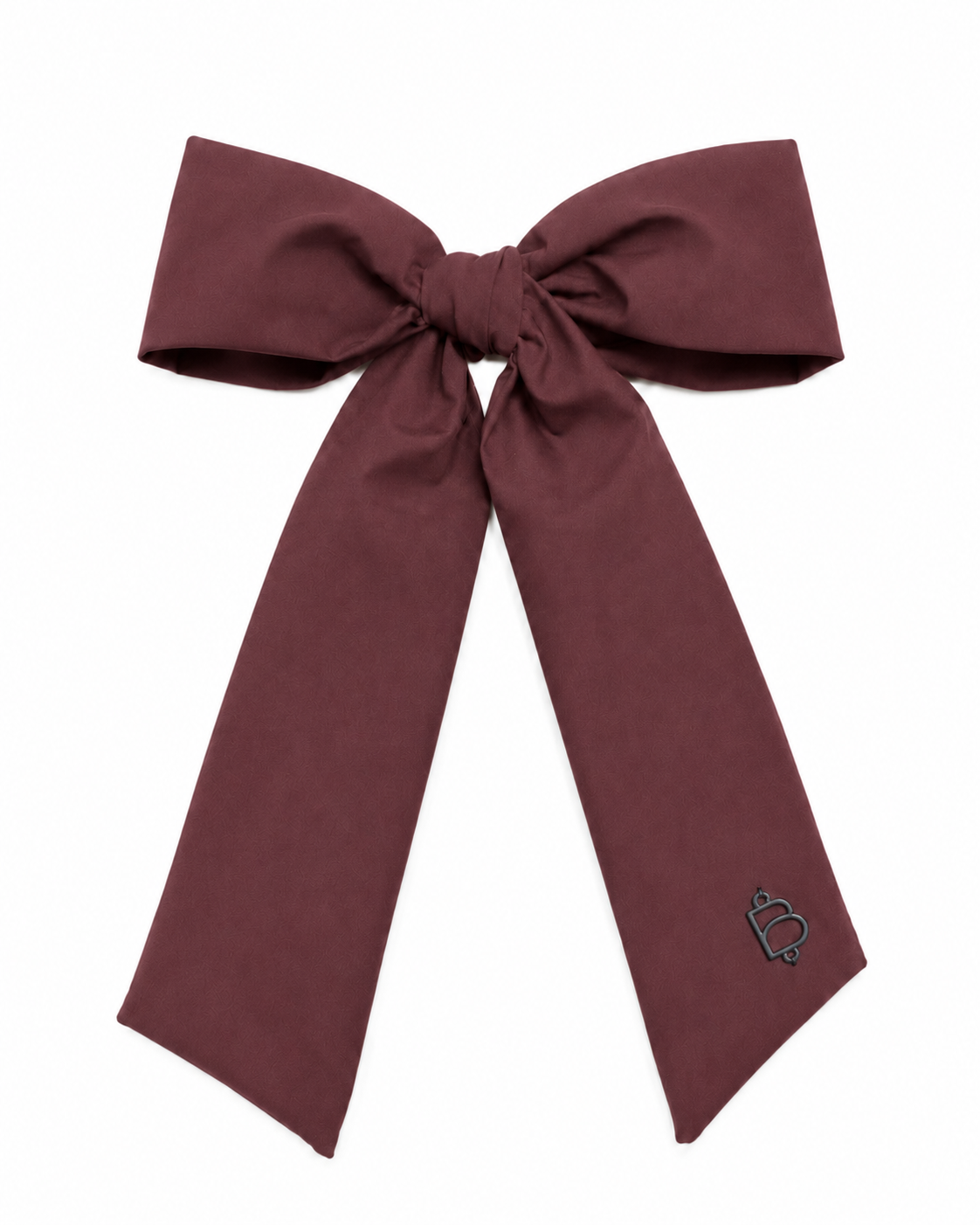 BANDEAU TAFFETA WINTER CLASSIC LARGE BOW CLIP
