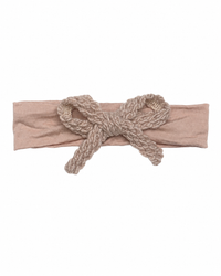 BANDEAU TEXT WOOL BRAID BABY MODAL BAND