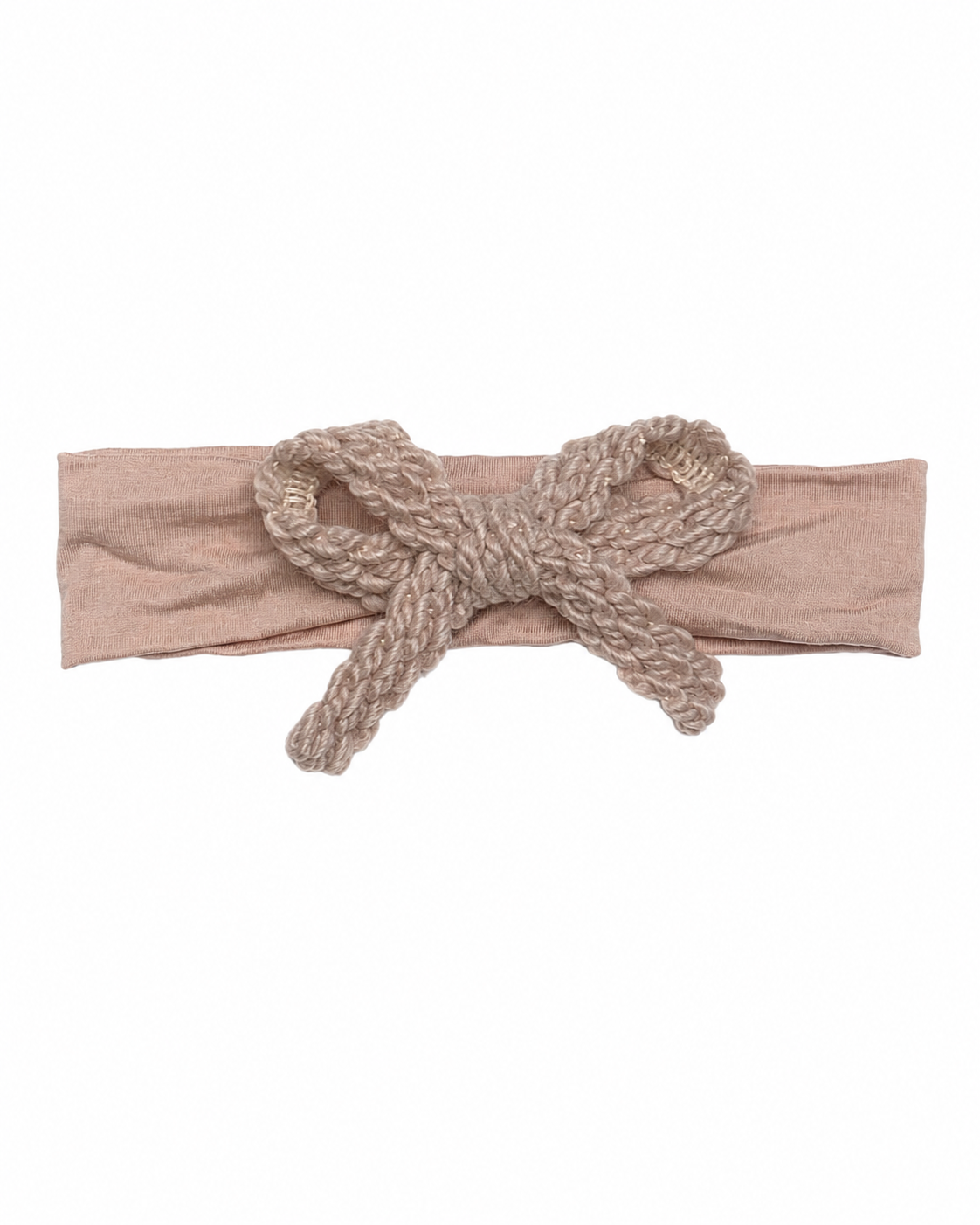 BANDEAU TEXT WOOL BRAID BABY MODAL BAND