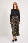 TRV242005 ORD COUTURE SILKY BLOUSE PLEATED NECK