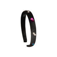 TS-7228 CHERIE VELVET RHINESTONE HARD HEADBAND