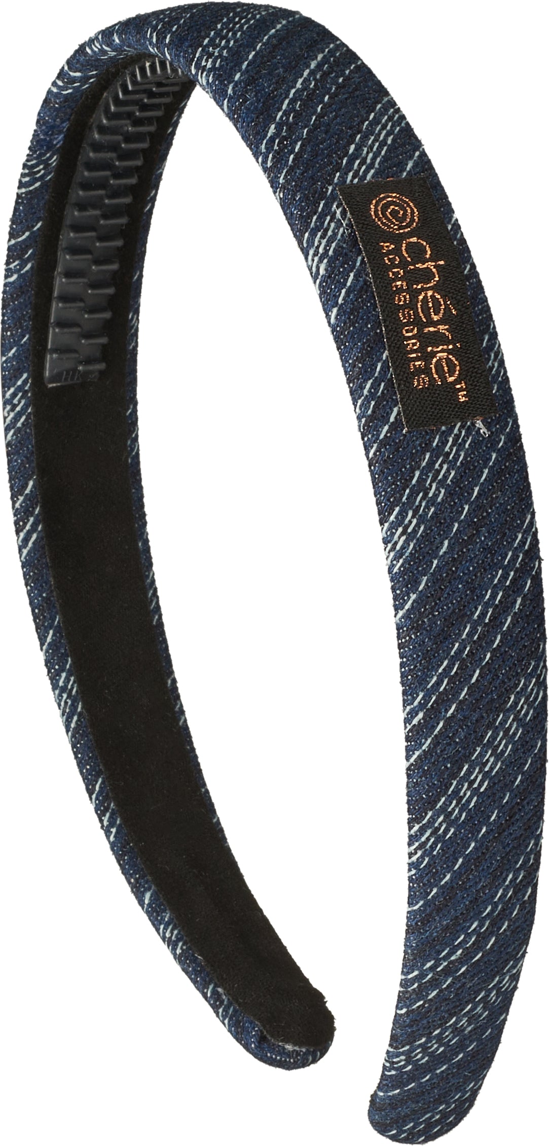 TS-7251 CHERIE DENIM PRINT HARD HEADBAND