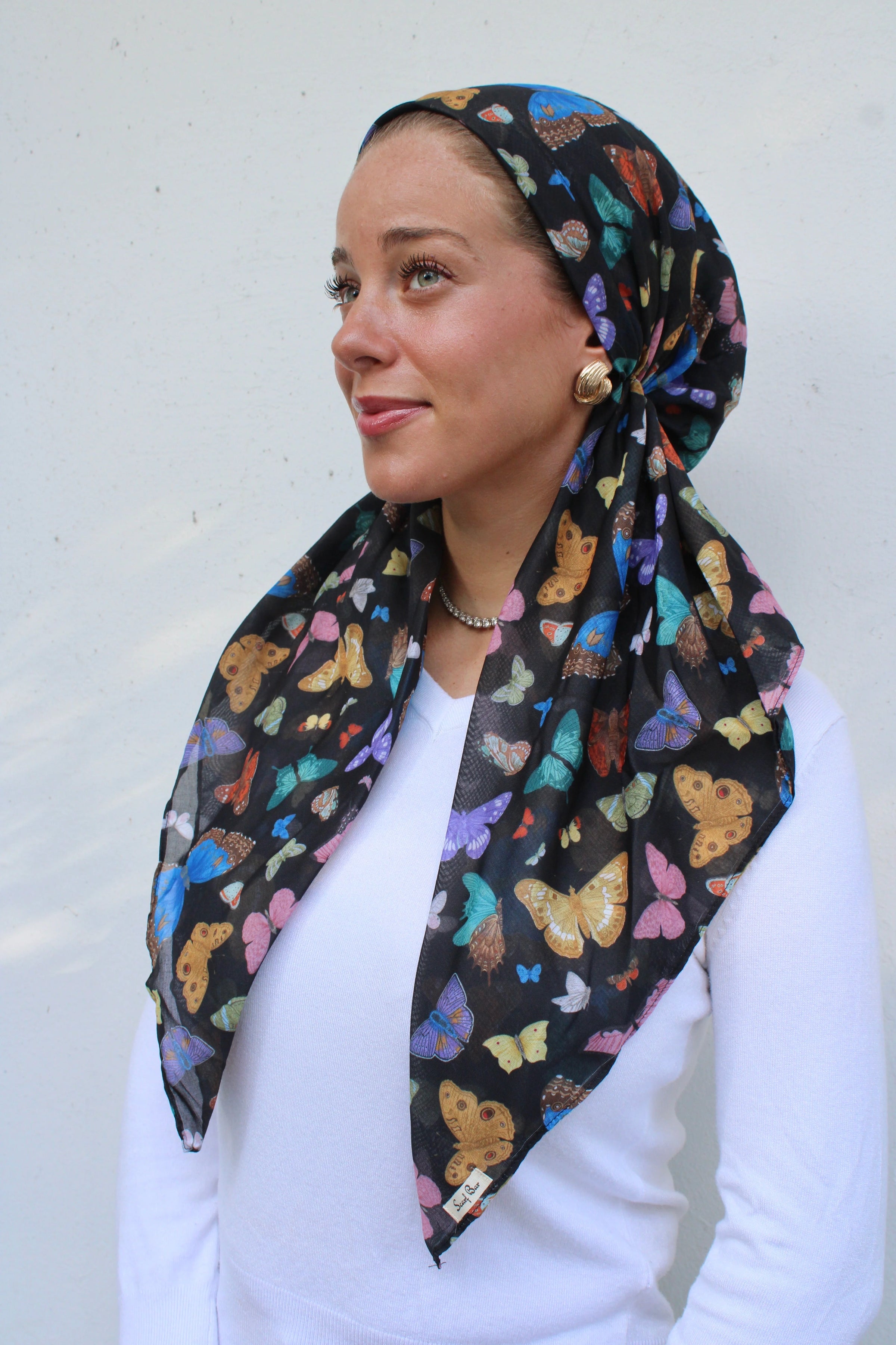 SCARF BAR CLASSIC PRETIED W/ VELVET GRIP
