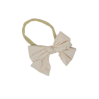 TC-BBN BANDEAU TAFFETA DRESSY BOW BABY BAND