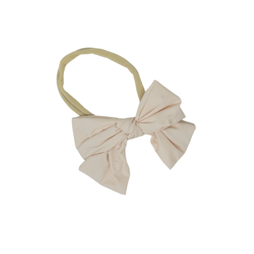 TC-BBN BANDEAU TAFFETA DRESSY BOW BABY BAND