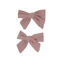 BANDEAU TAFFETA MINI BOW CLIP SET