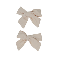 BANDEAU TAFFETA MINI BOW CLIP SET