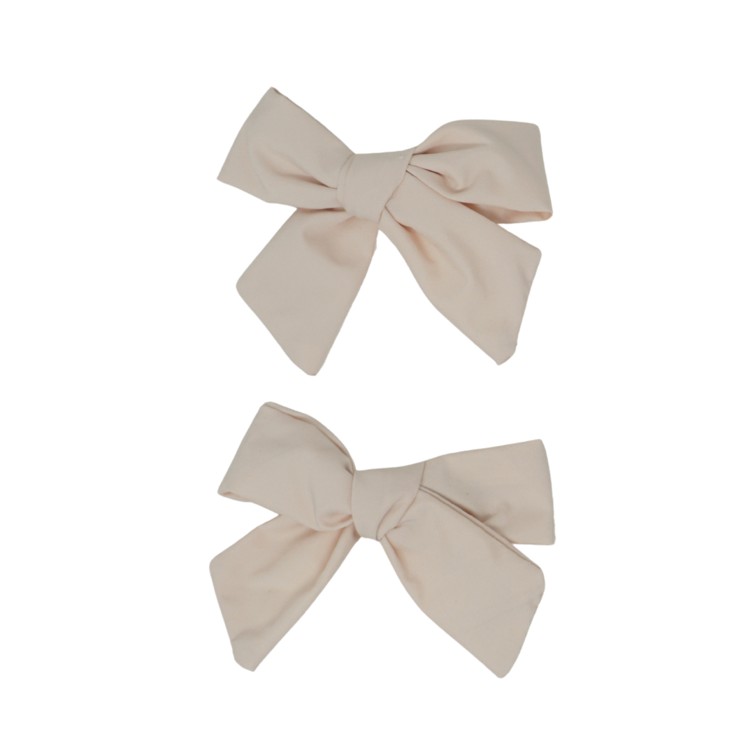 BANDEAU TAFFETA MINI BOW CLIP SET