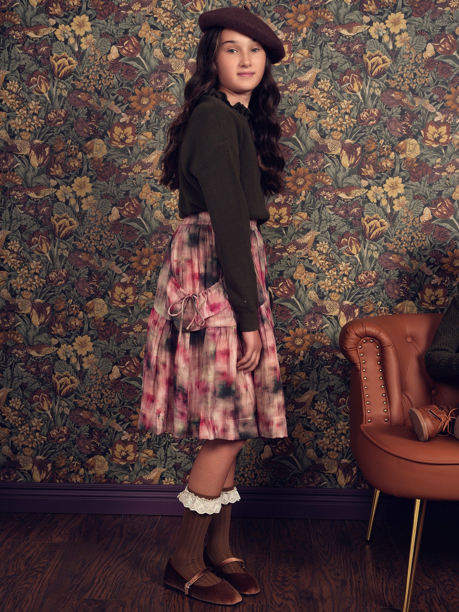 21-299/ 21-282 TEELA LULU SKIRT + KNIT TOP