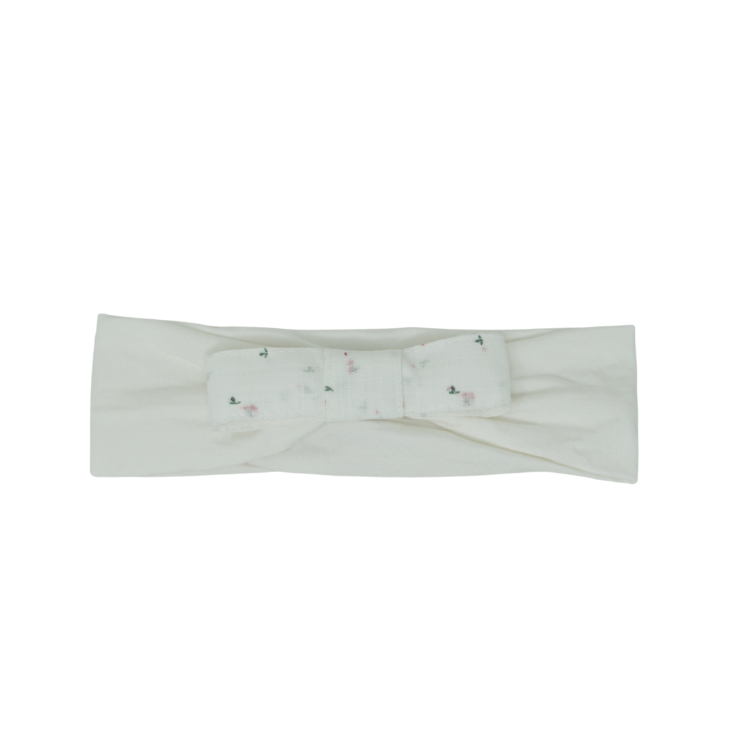 TFL-BBM BANDEAU FLORAL LINEN BABY MODAL BAND