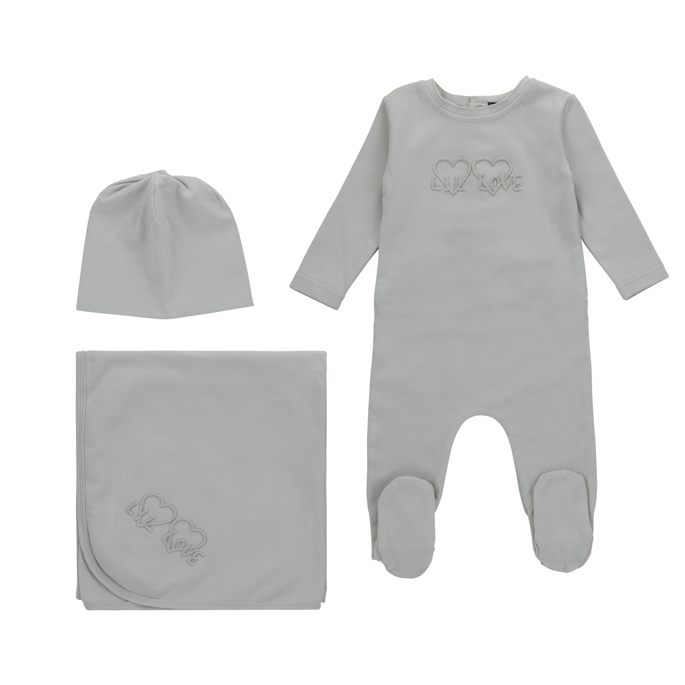 231202 LIL LOVE 3PC FOOTIE SET
