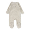 LILETTE VELOUR BEBE FOOTIE