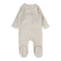 LILETTE VELOUR BEBE FOOTIE