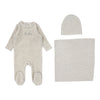 LILETTE VELOUR BEBE 3PC LAYETTE SET