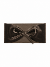 BANDEAU VELVET RIBBON BOW BABY BAND