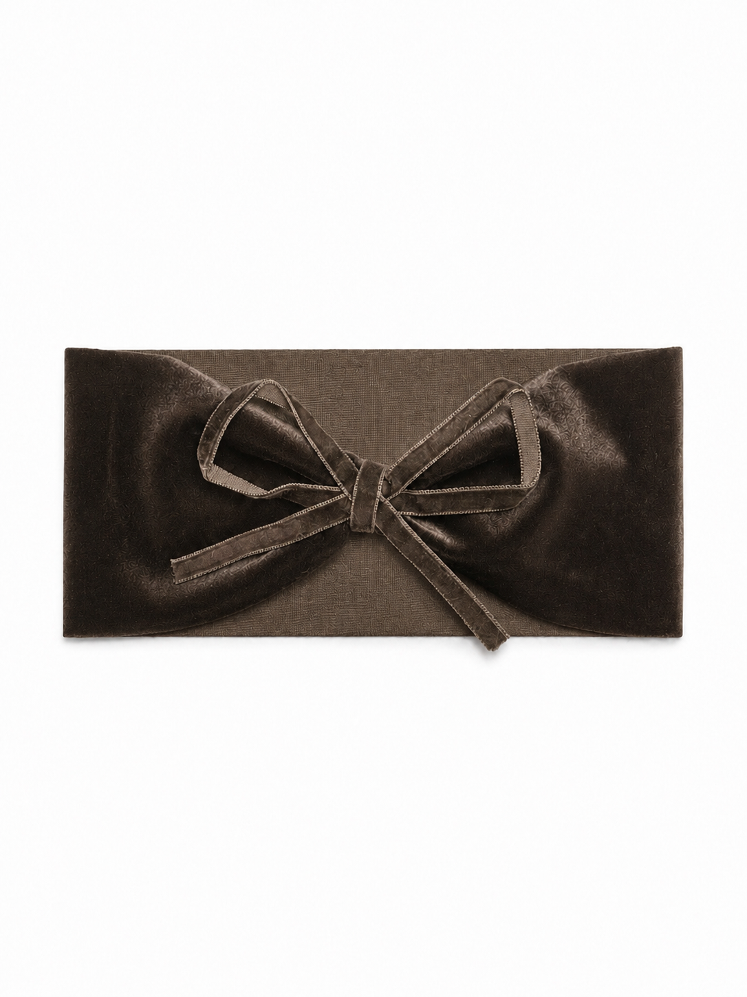 BANDEAU VELVET RIBBON BOW BABY BAND