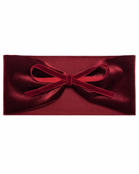 BANDEAU VELVET RIBBON BOW BABY BAND