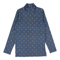 ANALOGIE VINTAGE FLORAL MOCKNECK