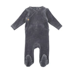 VBWF LILETTE VELOUR BUTTON WRAP FOOTIE