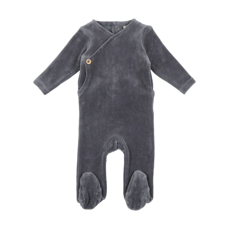 VBWF LILETTE VELOUR BUTTON WRAP FOOTIE