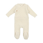 VBWF LILETTE VELOUR BUTTON WRAP FOOTIE