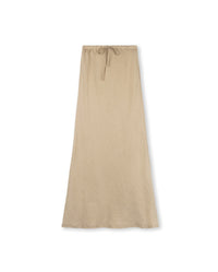 W-13268 SHIFT DRAW STRING WAIST SLIP SKIRT
